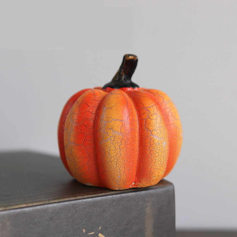 Halloween Pumpkin Lantern – LED Resin Candle Lamp Decoration