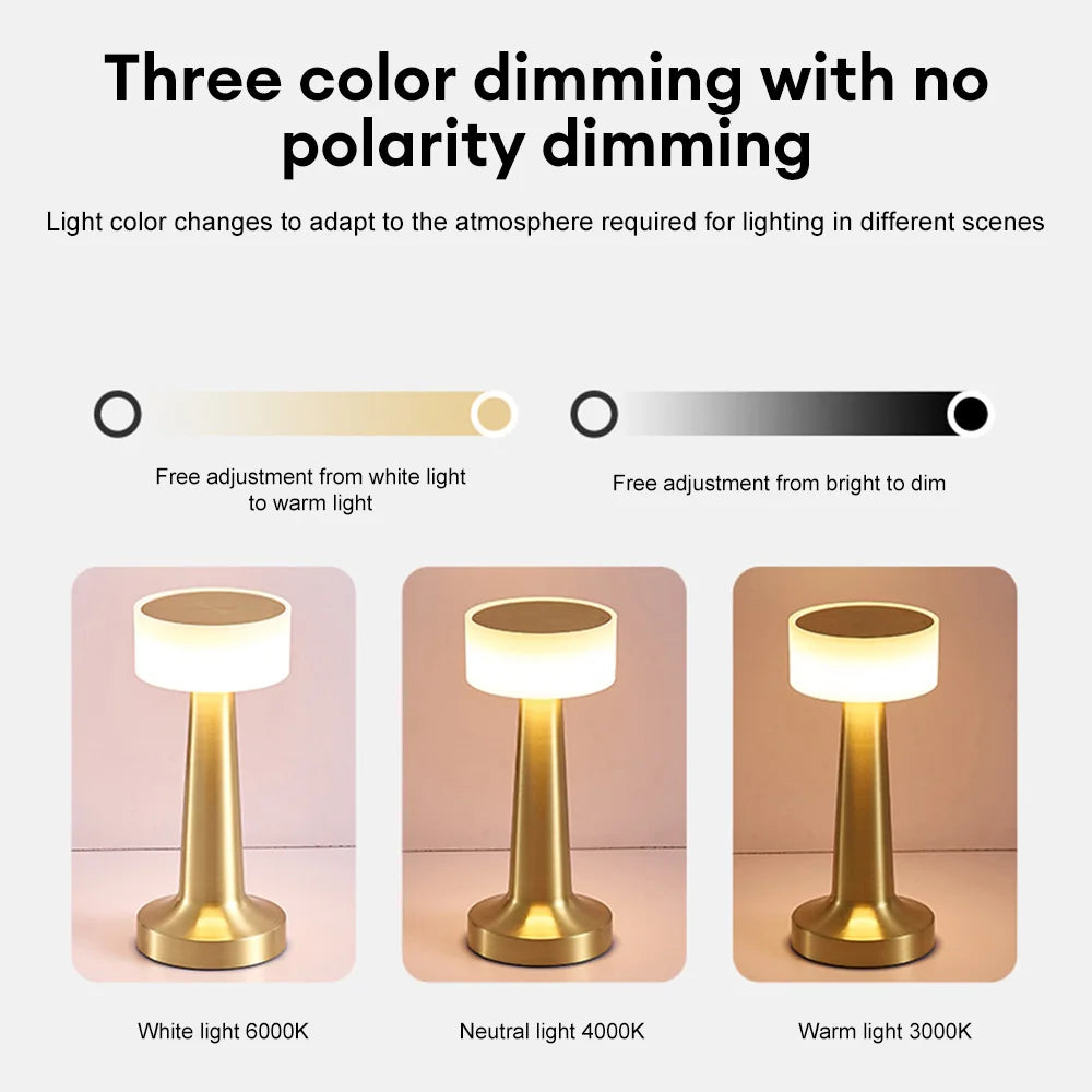 Dimmable Touch Table Lamp