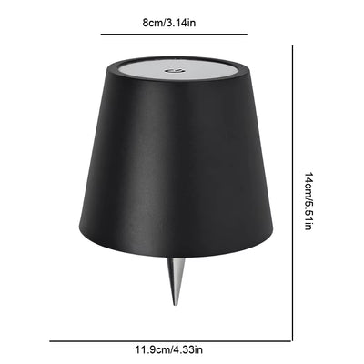 Dimmable LED Bottle Lamp USB Rechargeable Touch Control Wireless Touch Table Lamp Cordless Table Lamp for Family Restaurant &Bar