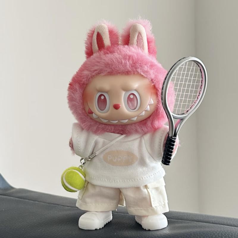 Labubu Clothing Is Suitable for 6.7-Inch, Cute Clothing, Labubu Cool Clothing Set, Doll Specific Clothing, Cool Baseball Set (Excluding Dolls)