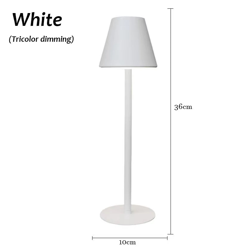 LED Desk Lamp Rechargeable Cordless Desk Lamp Dimmable Bedside Lamp Restaurant Atmosphere Lighting Decoration Reading Lampard