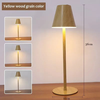 LED Desk Lamp Rechargeable Cordless Desk Lamp Dimmable Bedside Lamp Restaurant Atmosphere Lighting Decoration Reading Lampard