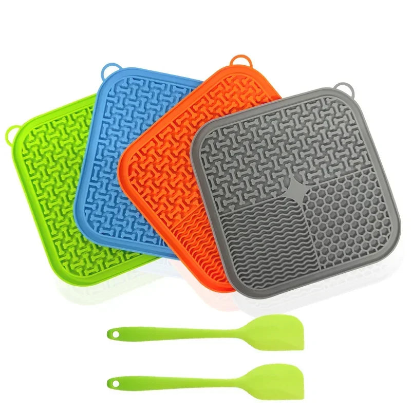 Premium Silicone Lick Mat for Dogs & Cats – Slow Feeder with Strong Suction Cups, Anxiety Relief & Healthy Feeding