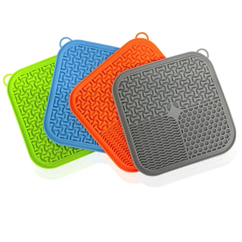 Premium Silicone Lick Mat for Dogs & Cats – Slow Feeder with Strong Suction Cups, Anxiety Relief & Healthy Feeding