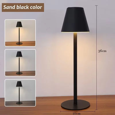 LED Desk Lamp Rechargeable Cordless Desk Lamp Dimmable Bedside Lamp Restaurant Atmosphere Lighting Decoration Reading Lampard