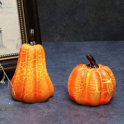 Halloween Pumpkin Lantern – LED Resin Candle Lamp Decoration