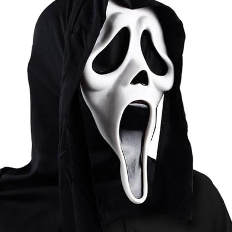 Scream Ghost Face Mask Authentic 2025 Halloween Costume Mask + Knife ! Accessories Set Prop Screamcostume Ghostface Mask Halloween2025 Spooky Unisex Scary