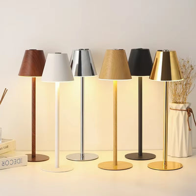 LED Desk Lamp Rechargeable Cordless Desk Lamp Dimmable Bedside Lamp Restaurant Atmosphere Lighting Decoration Reading Lampard