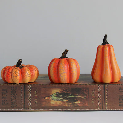Halloween Pumpkin Lantern – LED Resin Candle Lamp Decoration