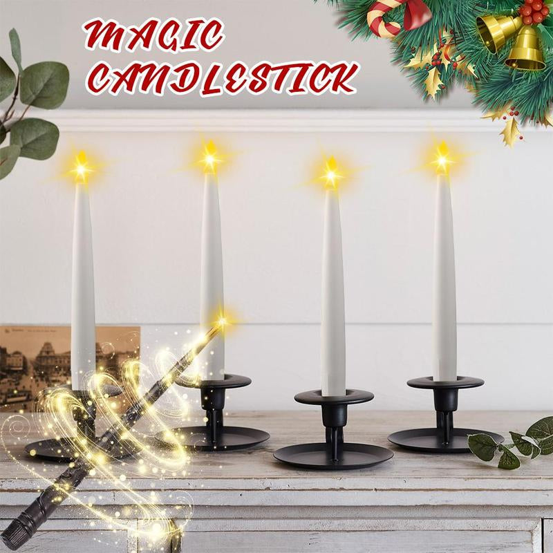 20 Pack Floating LED Taper Candles with Wand Remote & Timer