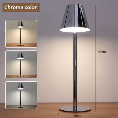 LED Desk Lamp Rechargeable Cordless Desk Lamp Dimmable Bedside Lamp Restaurant Atmosphere Lighting Decoration Reading Lampard