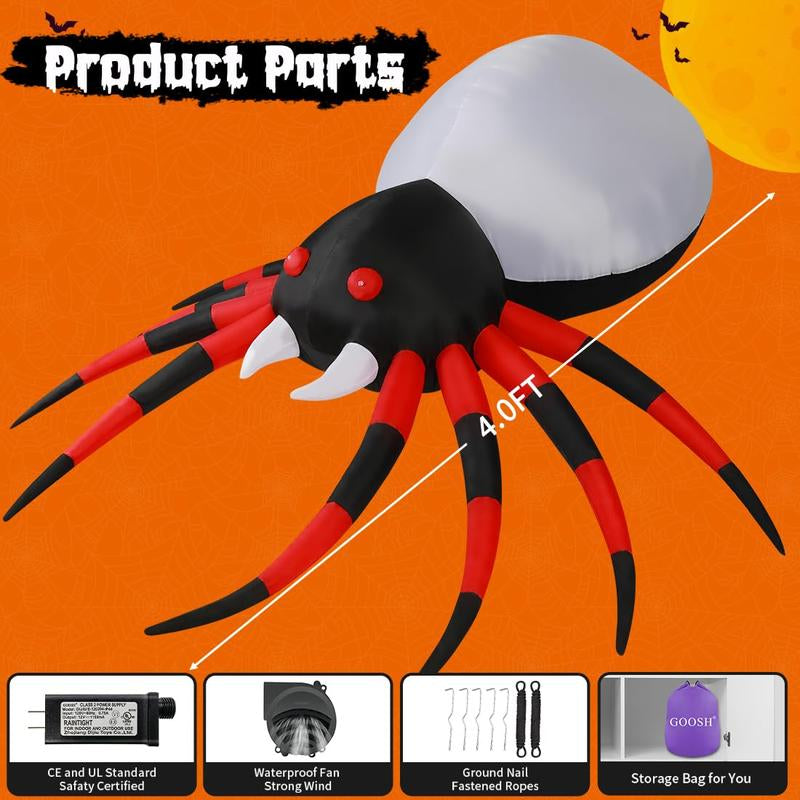 Halloween Inflatable 3-Layer Stackable Pumpkin with Built-In Lights, Scene Decoration, Room Decor, Home Decor, Party Supplies, Ipx4 Waterproof